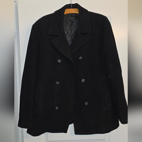 Men's Large Pea Coat - Picture 1 of 11